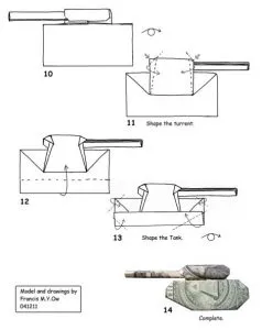 Оригами танк — схемы и подробное описание как изготовить бумажный танк просто и быстро (75 фото) 45