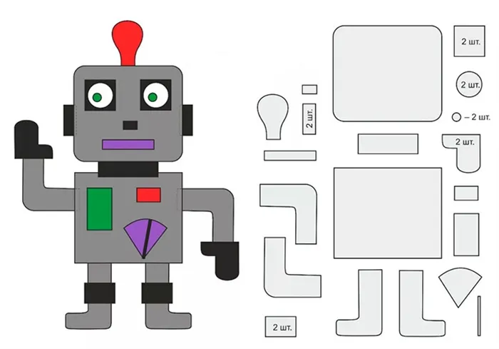 Поделка робот своими руками 38