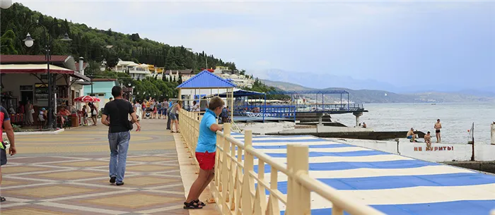 алушта набережная достопримечательности фото