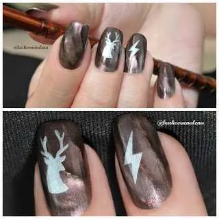 25 Harry Potter Nail Art Patterns for the Biggest Fans 2